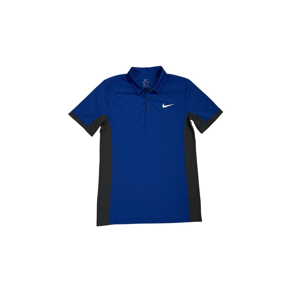 Nike Dri-Fit Athletic Performance Polo Blue Gray Size Men's Small